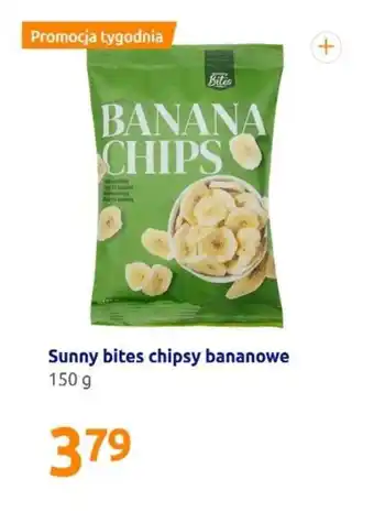 Action Sunny bites chipsy bananowe 150g oferta