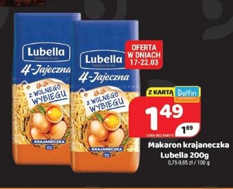 Delfin Makaron krajaneczka Lubella 200g oferta