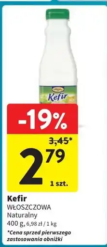 Auchan Kefir naturalny 1 BTL 400 G oferta