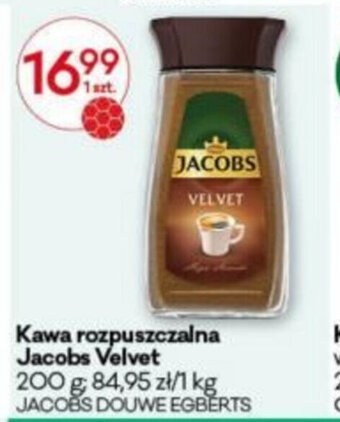Groszek Kawa rozpuszczalna Jacobs Velvet 200g oferta