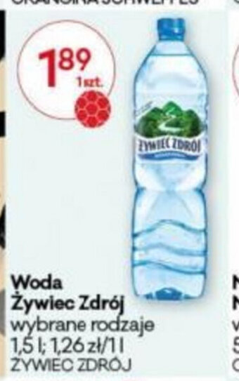 Groszek Woda Żywiec Zdrój 1,5l oferta