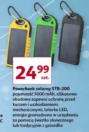 Auchan Powerbank solarny stb-200 1 SZT oferta