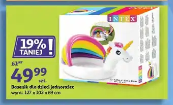 Auchan Basen jednorożec 127 x 102 x 69 cm 1 SZT oferta