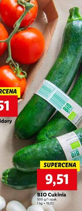 Lidl BIO Cukinia 500g oferta