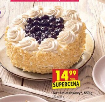 Biedronka Tort śmietankowy 550g oferta