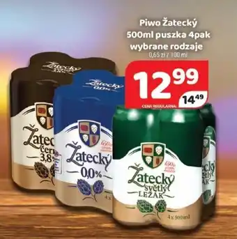 Delfin Piwo Zatecky 4x500ml oferta