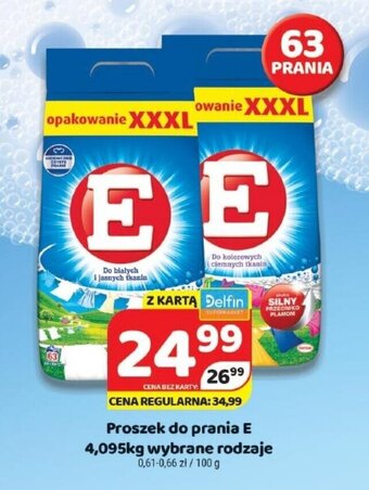 Delfin Proszek do prania E 4,095kg oferta