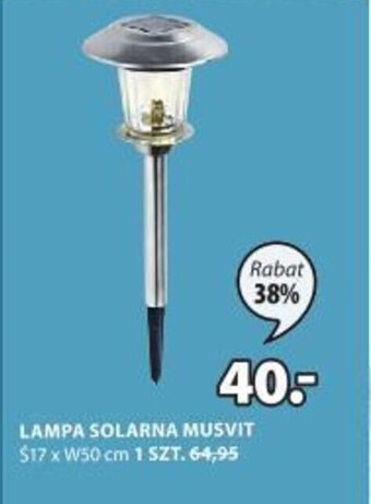 JYSK Lampa solarna Musvit oferta