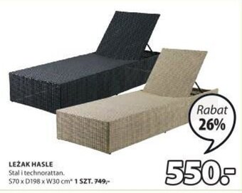 JYSK Leżak Hasle oferta