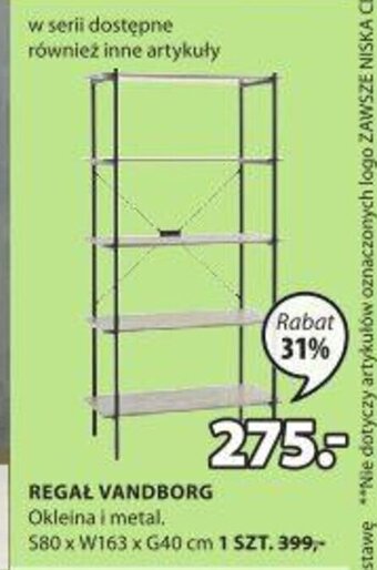JYSK Regał Vandborg oferta