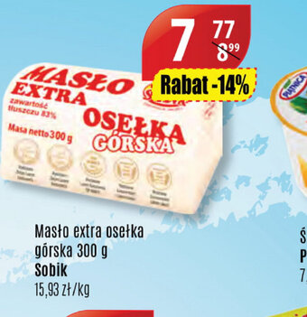 API MARKET Masło extra Osełka Górska 300g oferta