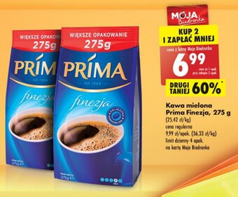 Biedronka Kawa mielona Prima Finezja 275g oferta