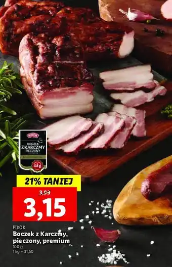 Lidl Boczek pieczony 1 SZT 1 KG oferta