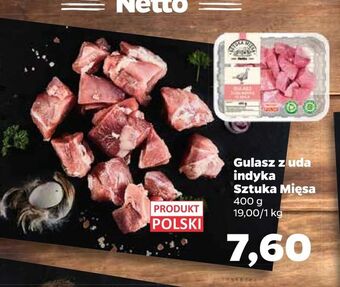 Netto Gulasz z uda indyka Sztuka Mięsa oferta