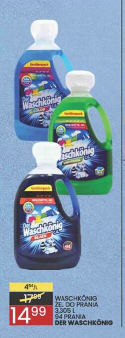 Wafelek Waschkonig zel do prania 3,305l oferta