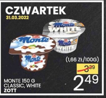 Wafelek Monte 150g oferta