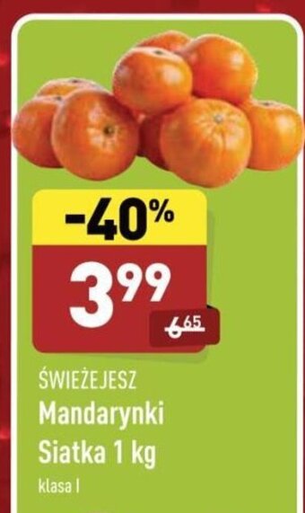 ALDI Mandarynki siatka 1kg oferta
