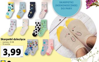 Lidl Skarpetki dziecięce oferta