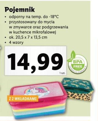 Lidl Pojemnik oferta