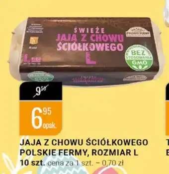 bi1 Jaja z chowu ściółkowego PolskieFermy rozmiar L 10 szt. oferta