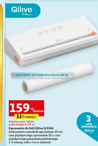 Auchan Zgrzewarka do folii q.5266 1 SZT oferta