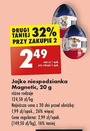 Biedronka Jajko niespodzianka paw patrol 1 SZT 20 G oferta