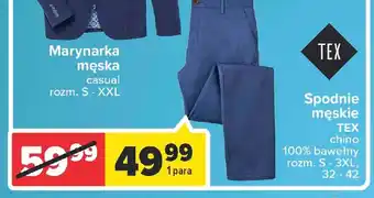 Carrefour Spodnie damskie chino s-xl 1 SZT oferta