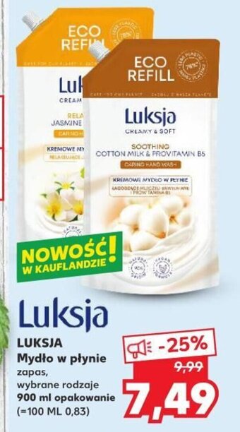 Kaufland Luksja Mydło w płynie 900ml oferta