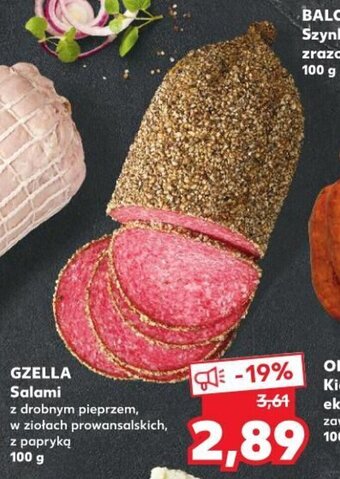 Kaufland Gzella Salami 100g oferta