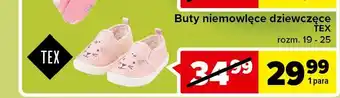 Carrefour Buty niemowlęce dziewczęce 19-25 1 SZT oferta