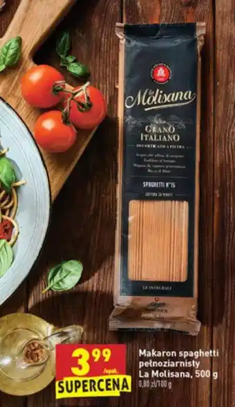 Biedronka Makaron spaghetti pełnoziarnisty 500g oferta