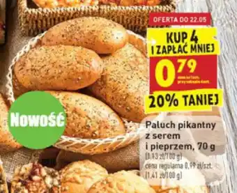 Biedronka Paluch pikantny z serem i pieprzem 70g oferta