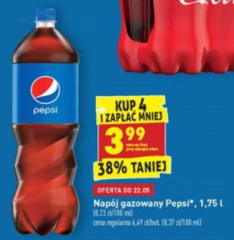 Biedronka Napój gazowany Pepsi 1,75l oferta