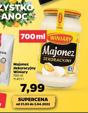 Majonez dekoracyjny Winiary