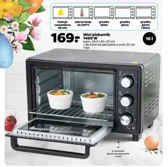 Netto Mini piekarnik 1400 W oferta