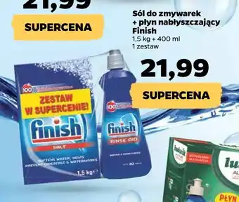 Netto Sól do zmywarek + płyn nabłyszczający Finish oferta