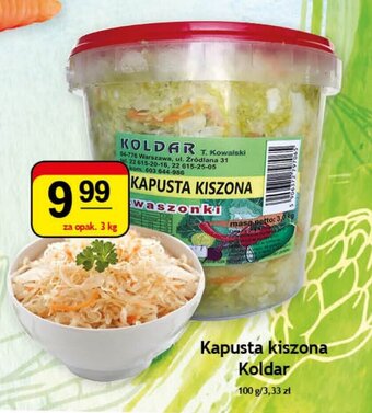 Gram Market Kapusta kiszona Koldar 3kg oferta
