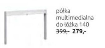 Black Red White Półka multimedialna do łóżka 140 oferta