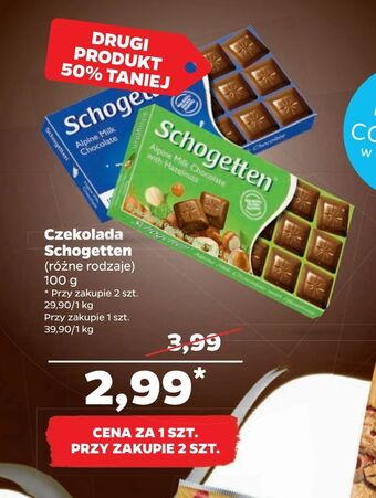 Netto Czekolada Schogetten oferta