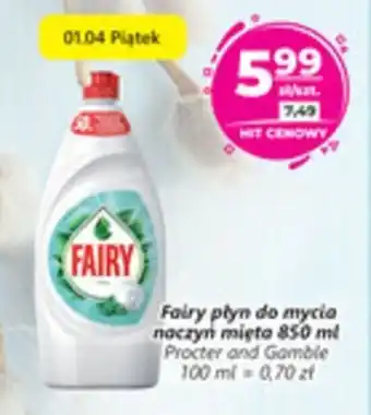 Top Market Fairy płyn do mycia naczyń mięta 850ml oferta