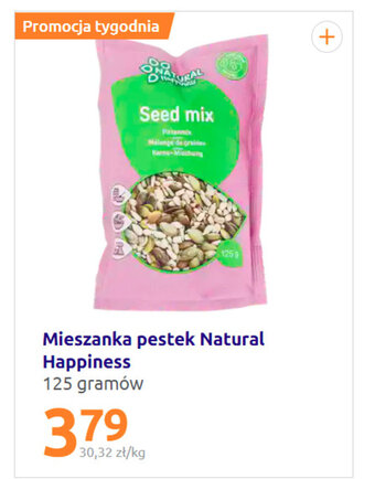 Action Mieszanka pestek Natural Happiness 125g oferta