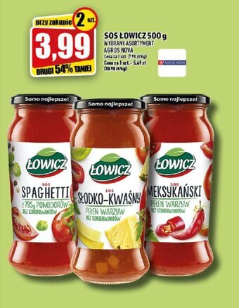 Topaz Sos Łowicz 500g oferta