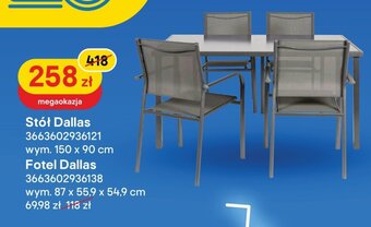 Castorama Stół Dallas oferta