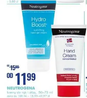 SuperPharm Neutrogena kremy do rąk i stóp 50-75ml oferta