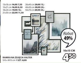 JYSK ramka na zdjęcia Valter 10x15cm oferta