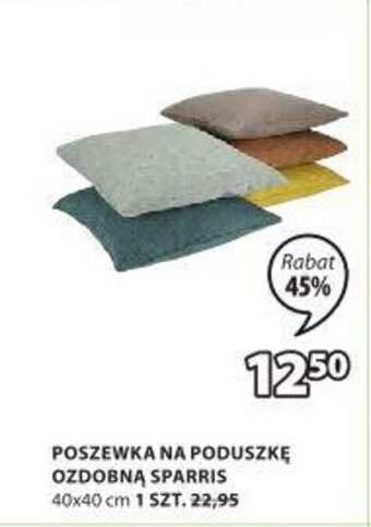 JYSK Poszewka na poduszkę ozdobną Sparris 40x40cm oferta