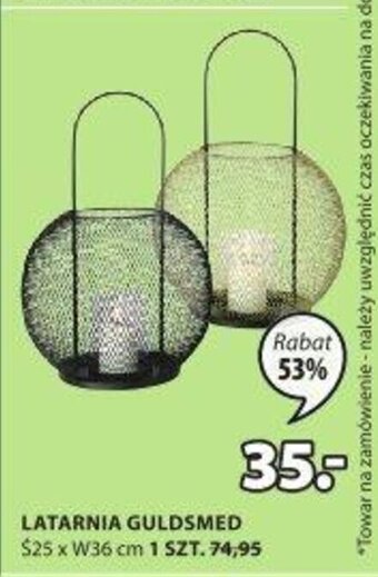 JYSK Latarnia Guldsmed oferta