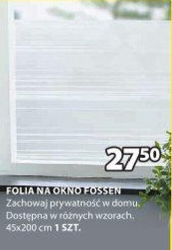 JYSK Folia na okno Fossen 45x200cm oferta