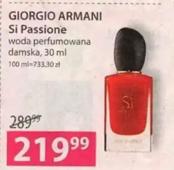 Hebe Giorgio Armani Si Passione woda perfumowana damska 30ml oferta