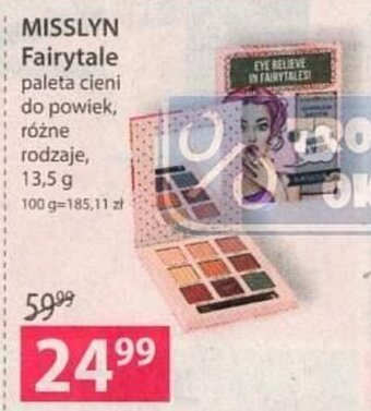 Hebe Misslyn Fairytale paleta cieni do powiek 13,5g oferta